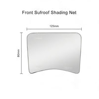 For Tesla Model 3 Glass Roof Sunshade Front Rear Sunroof Window UV Cover 19-2021