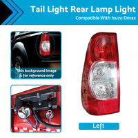 Left Red Tail Light Rear Lamp Light Suitable for Isuzu Dmax 2006-2012