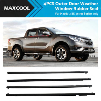 compare product 4PCS Weatherstrip Weather strip Outer Window Seal for Mazda 3 BK Sedan 2003-2009