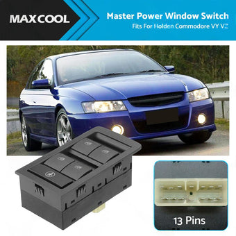 compare product Grey Master Power Window Switch 13 Pins for Holden Commodore VY VZ 2002-2007