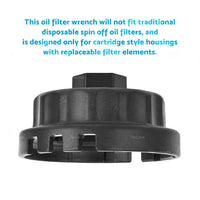 Oil Filter Wrench Cap Socket Housing Removal Tool Suitable For Land Cruiser