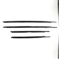 4PCS Window Glass Seal Weatherstrip Suitable For Toyota Yaris Hatchback 07-16