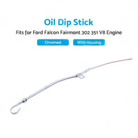 Chrome Engine Oil Dip Stick  Housing Fits for Ford Falcon Fairmont 302 351 V8