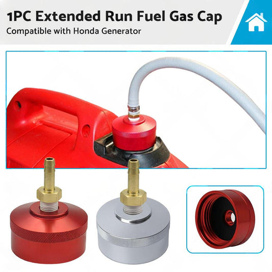 Extended Run Fuel Gas Cap Suitable For Honda EU2000i Generator 1/4 Inch NPT Line