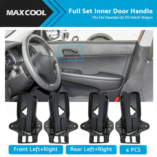 4X Front Rear Left Right Inner Door Handle For Hyundai i30 FD Hatch Wagon 07-12