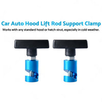 2X Car Auto Hood Lift Rod Support Clamp Shock Prop Strut Stopper Retainer Tool