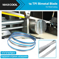 BI METAL BIMETAL BAND SAW BANDSAW BLADE 1140mm x13mm x 14 TPI FOR METAL CUTTING