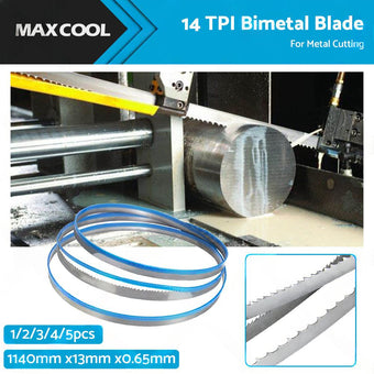 compare product BI METAL BIMETAL BAND SAW BANDSAW BLADE 1140mm x13mm x 14 TPI FOR METAL CUTTING
