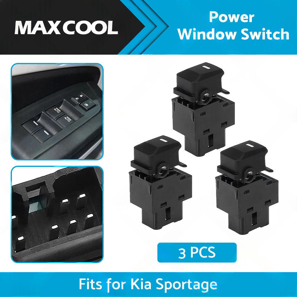 3x Passenger Side Power Window Switch 93580-3W000 Fit For Kia Sportage 2010-2015