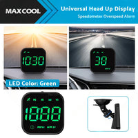 Universal Car HUD Head Up Display LED Digital GPS Speedometer Overspeed Alarm