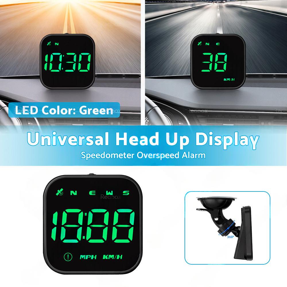 Universal Car HUD Head Up Display LED Digital GPS Speedometer Overspeed Alarm