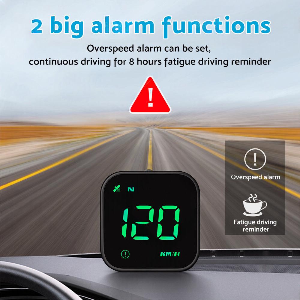Universal Car HUD Head Up Display LED Digital GPS Speedometer Overspeed Alarm