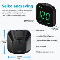 Universal Car HUD Head Up Display LED Digital GPS Speedometer Overspeed Alarm