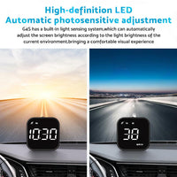 HUD Head Up Display Car LED Digital GPS Speedometer Universal Overspeed Alarm