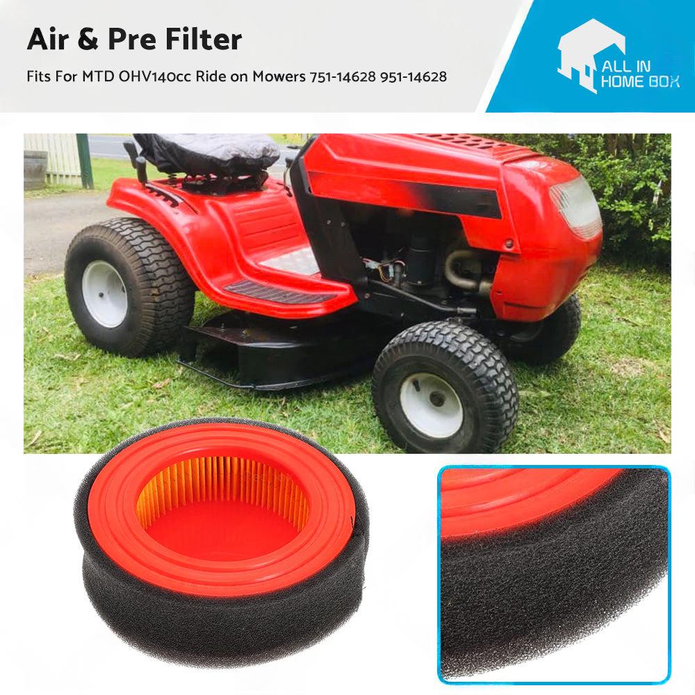 Air  and  Pre Filter For MTD OHV140cc Ride on Mowers 751-14628 951-14628