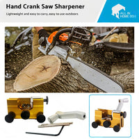 Portable Chainsaw Sharpener Jig Manual Chainsaw Sharpening with Sharpening Heads