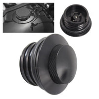 Black Flush Gas Tank Cap Fuel Cover Fit For Harley Touring Sportster XL883 1200