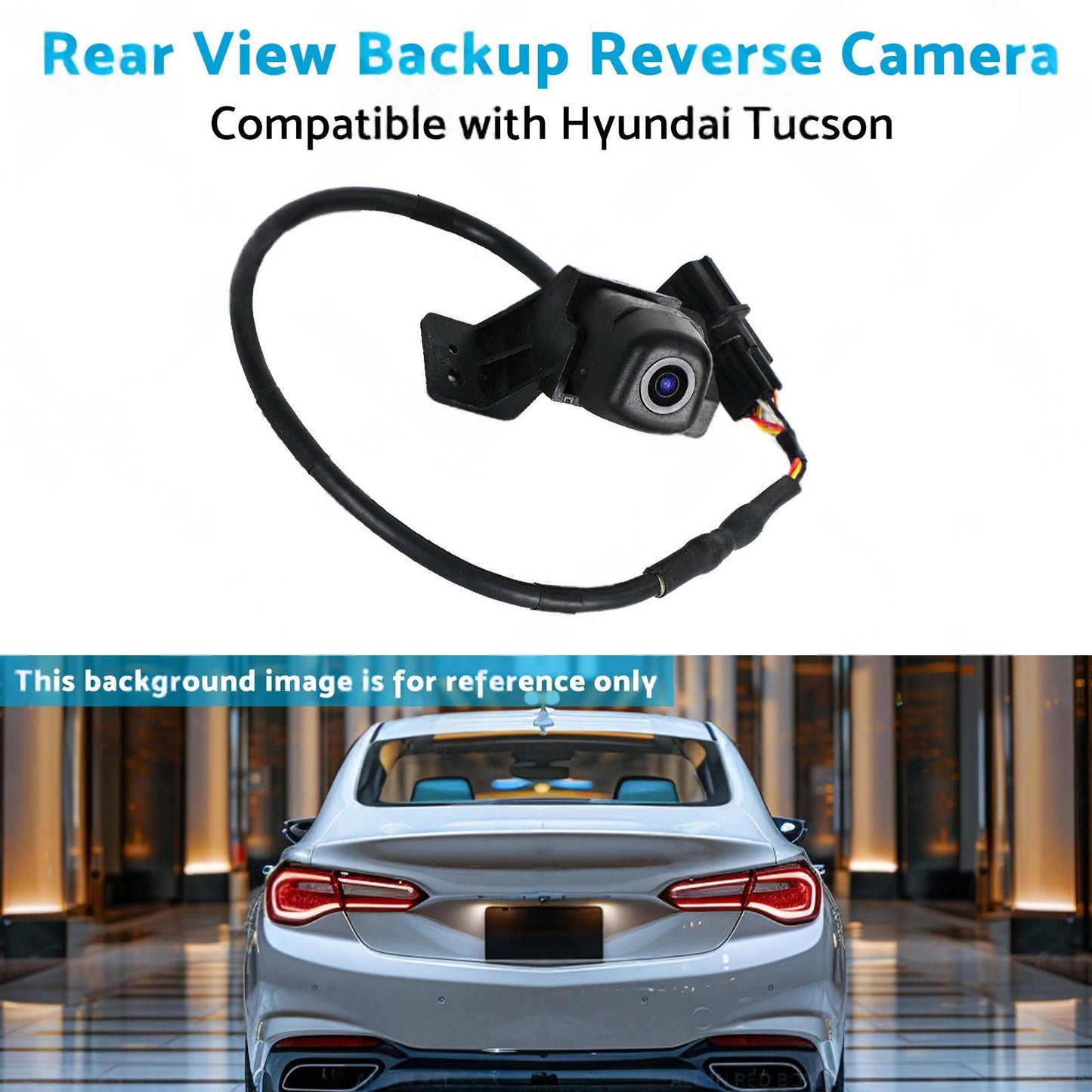 95760-D3000 Rear View Backup Reverse Camera Suitable for 16-18 Hyundai Tucson