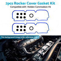 2x Rocker Cover Gasket Kit Suitable for Holden Commodore VG VQ VN VP V6 3. 8L