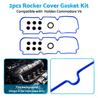 2x Rocker Cover Gasket Kit Suitable for Holden Commodore VG VQ VN VP V6 3. 8L