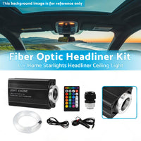 500PCS LED Fiber Optic Kit Car Home Starlights Headliner Ceiling Light w or Remote
