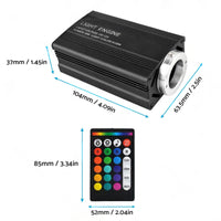 500PCS LED Fiber Optic Kit Car Home Starlights Headliner Ceiling Light w or Remote
