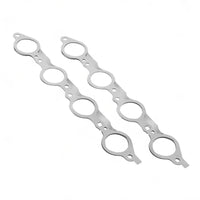 2PCS Exhaust Manifold Gasket Multi-Layer Steel Header Suitable For LS1 LS3 LSX