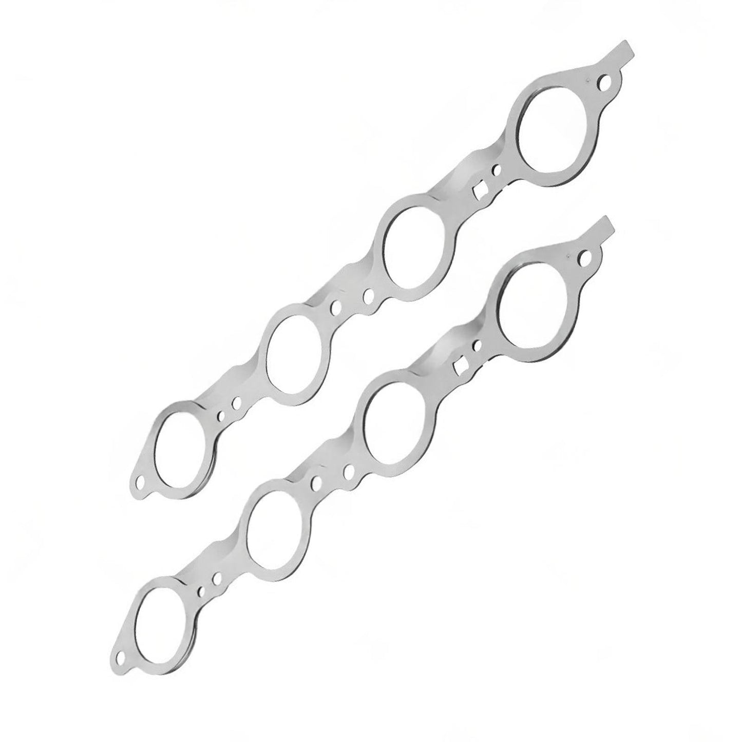 2PCS Exhaust Manifold Gasket Multi-Layer Steel Header Suitable For LS1 LS3 LSX