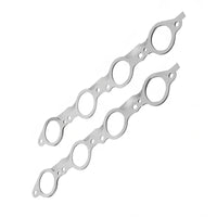 2PCS Exhaust Manifold Gasket Multi-Layer Steel Header Suitable For LS1 LS3 LSX