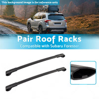 Pair Balck Roof Racks Cross Bars Suitable For Subaru Forester 2008-2021