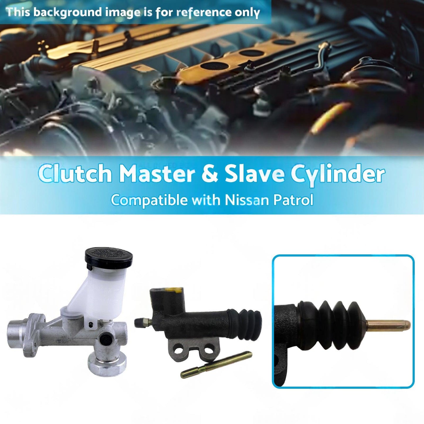 Clutch Slave, Master, and Booster Cylinder Suitable For Nissan Patrol GU Y61 4.2L