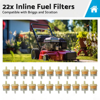 compare product 22x Inline Fuel Filter Suitable For Briggs & Stratton 691035 / 493629 16HP-24HP