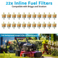 22x Inline Fuel Filter Suitable For Briggs & Stratton 691035 / 493629 16HP-24HP