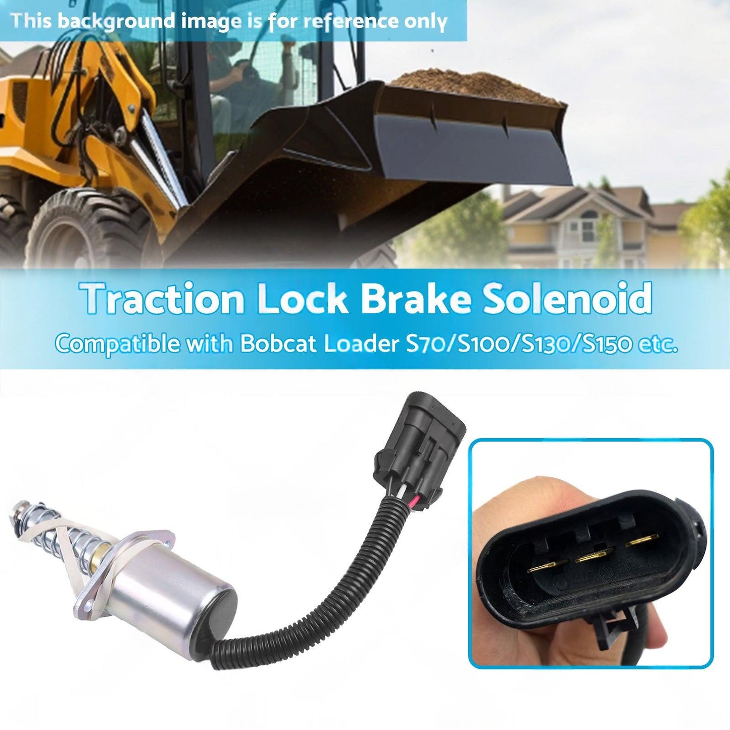 Fuel Shut Off Solenoid Suitable for Bobcat 743 751 753 763 773 6681513 6667993