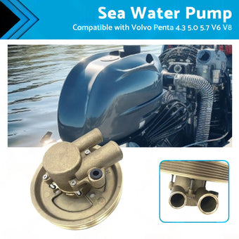 compare product 3812519 Raw Sea Impeller Water Pump For Volvo Penta 4. 3 5. 0 5. 7 V6 V8 21212799