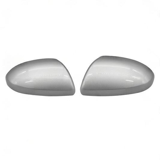 Left & Right Side Mirror Cover Cap Housing Silver Suitable For Mazda 2 / Mazda 3 BL 2009-2013
