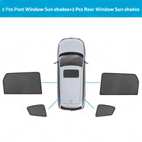 Rear Car Window Magnetic Sun Shade Mesh Suitable For LDV D90 2017-2023
