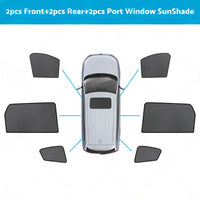 Rear Car Window Magnetic Sun Shade Mesh Suitable For LDV D90 2017-2023