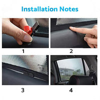 Rear Car Window Magnetic Sun Shade Mesh Suitable For LDV D90 2017-2023