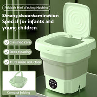 8L Foldable Portable Washing Machine with 3 Modes Deep Cleaning Automatic Washer 240V