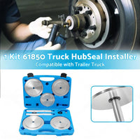61850 Truck Hub Seal Installer Kit Fit Class 7 and Class 8 Road Trucks Trailers