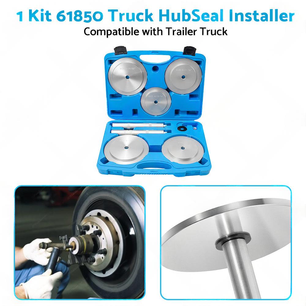 61850 Truck Hub Seal Installer Kit Fit Class 7 and Class 8 Road Trucks Trailers
