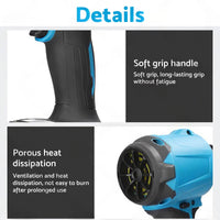For Makita 18V Battery Cordless Air Duster Dust Blower Inflator Vacuum Cleaner