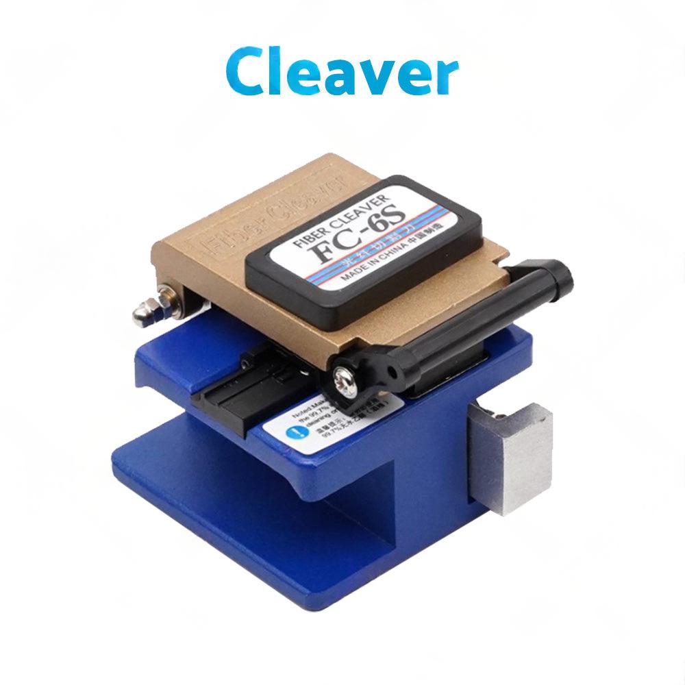 FTTH Fiber Optic Tool Kit with Fiber Cleaver Optical Power Meter FC-6S