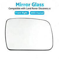 Right Side Mirror Glass Suitable for Land Rover Discovery 4 2009 -2013 w  Heated