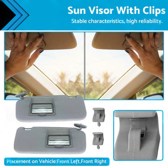 compare product Sun Visor With Clips Front LeftRight Side Suitable For Hyundai Getz 2002-2012