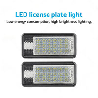 Suitable For Audi A3 A4 S4 B6 B7 LED License Number Plate Light Error Free Units