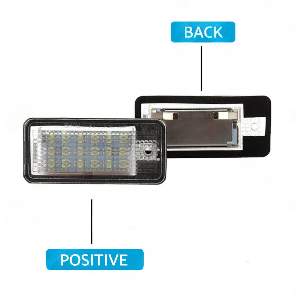 Suitable For Audi A3 A4 S4 B6 B7 LED License Number Plate Light Error Free Units