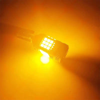 2PCS BA15S 1156 P21W LED Turn Signal Indicator Bulb Globe Amber No Hyper Flash
