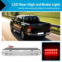 1x LED Rear High 3rd Brake Light Clear Suitable For Toyota Hilux VIGO SR5 04-15